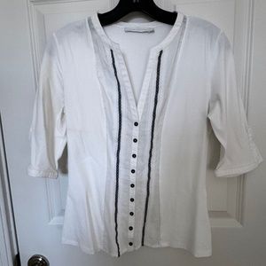 ANNE FONTAINE white blouse